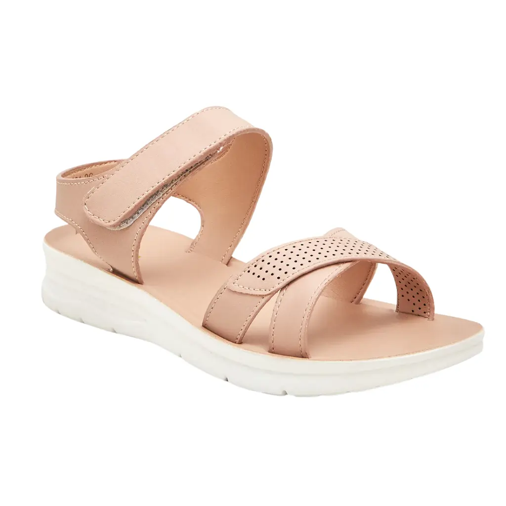 Women Nude Comfort Sandals Soft Cushion Everyday Wear