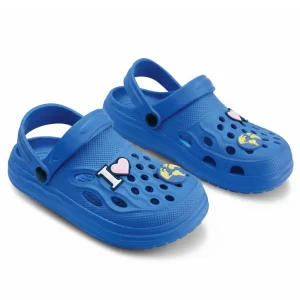 Blue Kids Crocs Breathable EVA Kids Clogs for Daily Wear