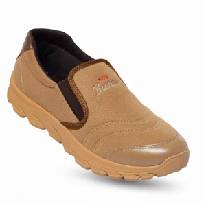 Tan Slip-On Sneakers | ART JUMP-2 Durable Comfort Shoes