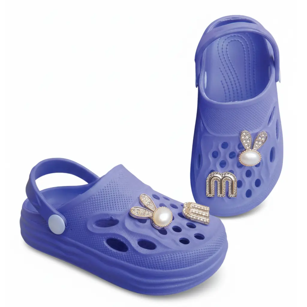 Lavender Girls Crocs Trendy Footwear