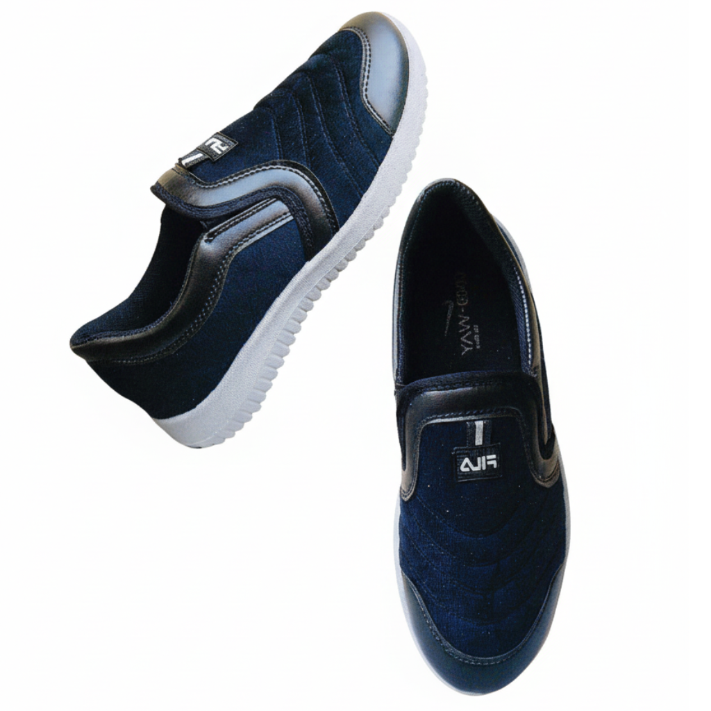 Men’s Navy Blue Casual Sneakers Dadson Canvas Jugar D-32