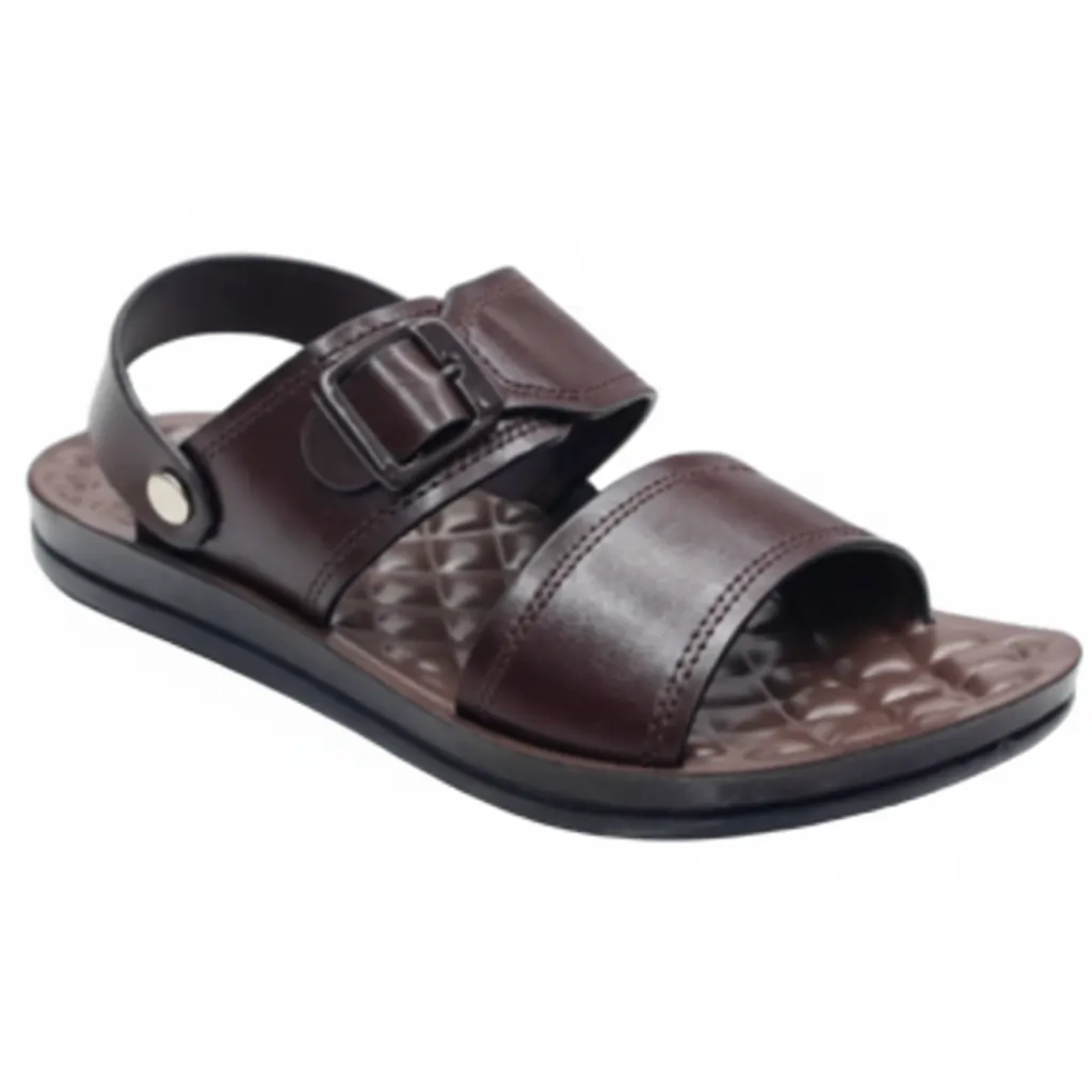 Men’s brown Casual Sandals Buckle Strap Comfortable Wear