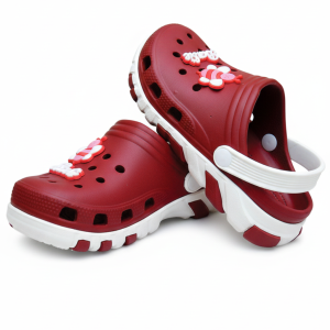 Red Kids Crocs Lightweight Breathable Clogs