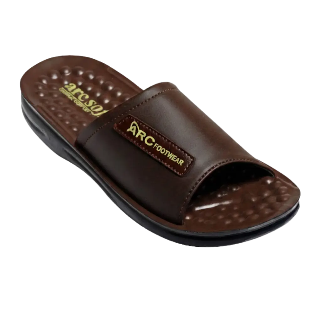 ARC Brown DHOOM-12 Ortho-Comfort Slipper